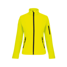KARIBAN Női softshell dzseki KA400, Fluorescent Yellow-4XL női dzseki, kabát