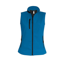 KARIBAN Női softshell mellény, Kariban KA404, Aqua Blue-3XL női mellény