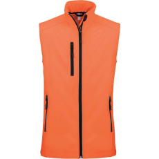 KARIBAN Női softshell mellény, Kariban KA404, Fluorescent Orange-4XL