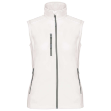KARIBAN Női softshell mellény, Kariban KA404, White-2XL női mellény
