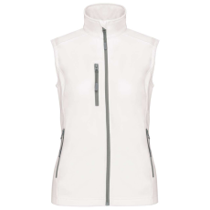 KARIBAN Női softshell mellény, Kariban KA404, White-XL