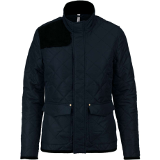 KARIBAN Női steppelt kabát, Kariban KA6127, Navy/Black-S