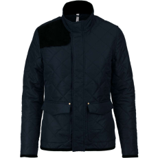 KARIBAN Női steppelt kabát, Kariban KA6127, Navy/Black-XL