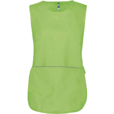 KARIBAN Női tunika nagy zsebbel, Kariban KA822, Lime-2XL/3XL