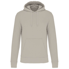 KARIBAN organikus féfi kapucnis pulóver KA4027, Clay-2XL férfi pulóver, kardigán
