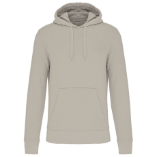 KARIBAN organikus féfi kapucnis pulóver KA4027, Clay-XL