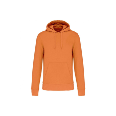 KARIBAN organikus féfi kapucnis pulóver KA4027, Light Orange-3XL