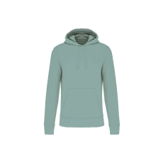 KARIBAN organikus féfi kapucnis pulóver KA4027, Sage-3XL