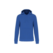 KARIBAN organikus féfi kapucnis pulóver KA4027, True Indigo-4XL férfi pulóver, kardigán
