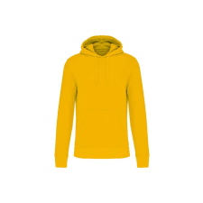 KARIBAN organikus féfi kapucnis pulóver KA4027, Yellow-5XL férfi pulóver, kardigán