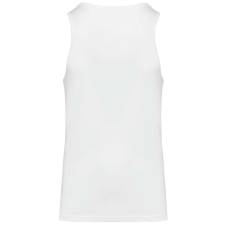 KARIBAN organikus férfi ujjatlan póló KA3023IC, White-XL férfi póló