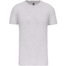 KARIBAN organikus rövid ujjú férfi póló KA3025IC, Ash Heather-S férfi póló