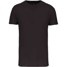 KARIBAN organikus rövid ujjú férfi póló KA3025IC, Dark Grey-2XL