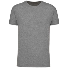 KARIBAN organikus rövid ujjú férfi póló KA3025IC, Grey Heather-2XL férfi póló