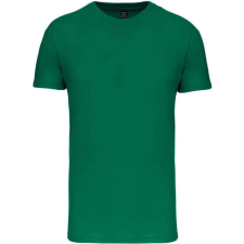 KARIBAN organikus rövid ujjú férfi póló KA3025IC, Kelly Green-3XL férfi póló