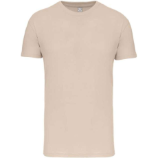 KARIBAN organikus rövid ujjú férfi póló KA3025IC, Light Sand-XL