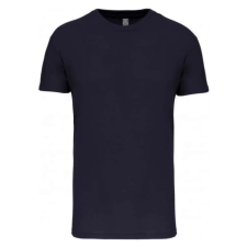 KARIBAN organikus rövid ujjú férfi póló KA3025IC, Navy-3XL férfi póló