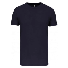 KARIBAN organikus rövid ujjú férfi póló KA3025IC, Navy-4XL