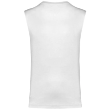 KARIBAN organikus széles vállú ujjatlan férfi póló KA3022IC, White-3XL férfi póló