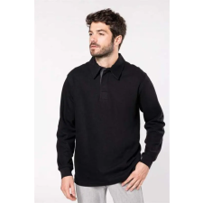 KARIBAN Póló Kariban férfi, black/dark grey, XL munkaruha