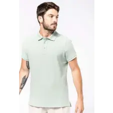 KARIBAN Póló Kariban férfi, ocean blue heather, M munkaruha