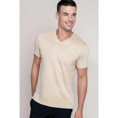 KARIBAN Póló Kariban férfi v-nyakú férfi (100%pamut 180g/m2) white, 3XL