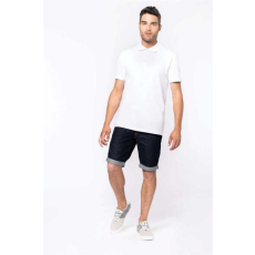 KARIBAN Póló Kariban Mike galléros férfi férfi (95%pamut 5%elasztán 220g/m2) red, XL