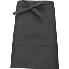KARIBAN Polycotton Közepes Hosszúságú Kötény - Sötétszürke