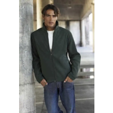 KARIBAN Pulóver Kariban Falco polár férfi cipzáras unisex (300g/m2) chocolate, 4XL munkaruha