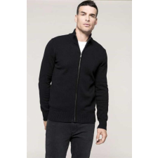 KARIBAN Pulóver Kariban férfi cipzáras férfi (100%pamut) navy, XL munkaruha