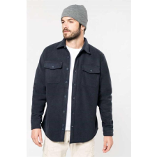 KARIBAN Pulóver Kariban férfi, dark khaki/storm grey, M munkaruha