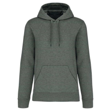 KARIBAN Pulóver Kariban férfi kapucnis férfi, grey heather, 4XL