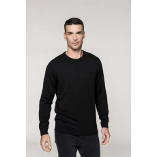 KARIBAN Pulóver Kariban férfi kerek nyakú férfi (50%pamut 50%akril 290g/m2) grey melange, 2XL