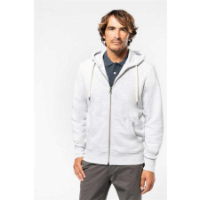 KARIBAN Pulóver Kariban férfi, night blue heather, XL munkaruha