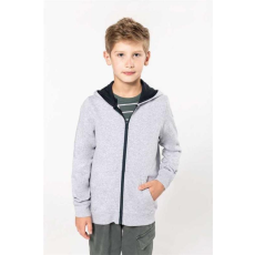 KARIBAN Pulóver Kariban gyerek, black/red, 6/8
