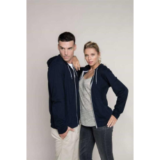 KARIBAN Pulóver Kariban könnyű pamut unisex, oxford grey, S