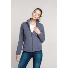 KARIBAN Pulóver Kariban Maureen polár női cipzáras női (280g/m2) dark grey, 4XL