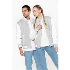 KARIBAN Pulóver Kariban unisex, red/white, L