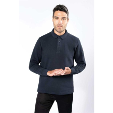 KARIBAN Pulóver Wk galléros unisex (80%pamut 20%poliészter) black, 5XL