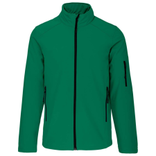 KARIBAN softshell férfi dzseki KA401, Kelly Green-L férfi kabát, dzseki