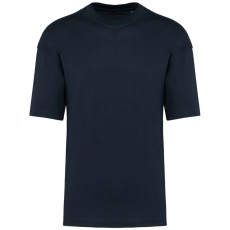 KARIBAN szélesebb szabású unisex környakas póló KA3008, Navy-2XL