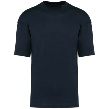 KARIBAN szélesebb szabású unisex környakas póló KA3008, Navy-XS férfi póló