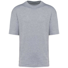 KARIBAN szélesebb szabású unisex környakas póló KA3008, Oxford Grey-M
