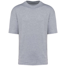 KARIBAN szélesebb szabású unisex környakas póló KA3008, Oxford Grey-XL