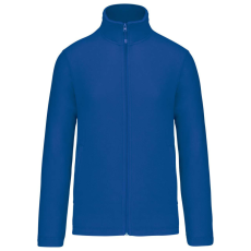 KARIBAN Uniszex cipzáras mikropolár pulóver, Kariban KA9102, Royal Blue-L