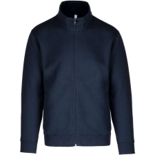 KARIBAN Uniszex cipzáras pulóver, Kariban KA472, Navy-2XL férfi pulóver, kardigán