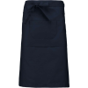 KARIBAN Uniszex derekas hosszú kötény sok zsebbel, Kariban KA897, Navy-U