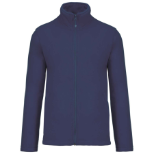 KARIBAN Uniszex FALCO cipzáras mikropolár pulóver, Kariban KA911, Deep Blue-2XL férfi pulóver, kardigán
