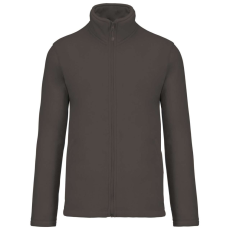 KARIBAN Uniszex FALCO cipzáras mikropolár pulóver, Kariban KA911, Green Olive-3XL