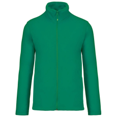 KARIBAN Uniszex FALCO cipzáras mikropolár pulóver, Kariban KA911, Kelly Green-2XL